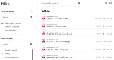 Finding bulletins in the portal